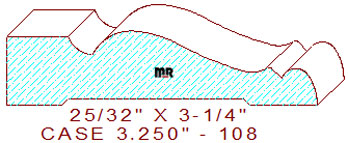 Door/Window Casing 3-1/4" - 108