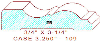 Door/Window Casing 3-1/4" - 109
