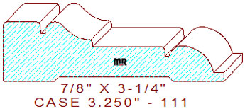Door/Window Casing 3-1/4" - 111 Door/Window Casing 3-1/4" - 111