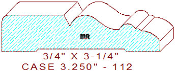 Door/Window Casing 3-1/4" - 112