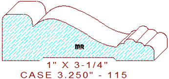 Door/Window Casing 3-1/4" - 115
