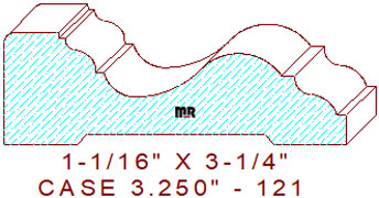 Door/Window Casing 3-1/4" - 121