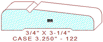 Door/Window Casing 3-1/4" - 122 Door/Window Casing 3-1/4" - 122