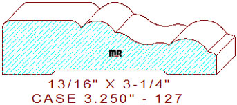 Door/Window Casing 3-1/4" - 127