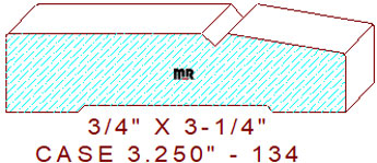Door/Window Casing 3-1/4" - 134 Door/Window Casing 3-1/4" - 134