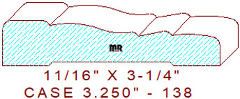 Door/Window Casing 3-1/4" - 138