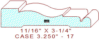 Door/Window Casing 3-1/4" - 17