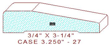 Door/Window Casing 3-1/4" - 27 Door/Window Casing 3-1/4" - 27