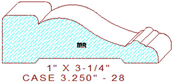 Door/Window Casing 3-1/4 - 28 