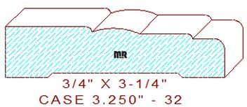 Door/Window Casing 3-1/4" - 32