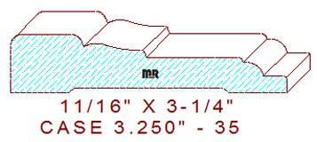 Door/Window Casing 3-1/4" - 35 Door/Window Casing 3-1/4" - 35