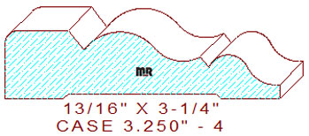 Door/Window Casing 3-1/4" - 4