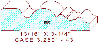 Door/Window Casing 3-1/4" - 43