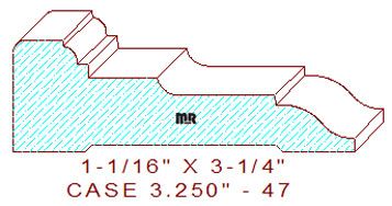Door/Window Casing 3-1/4" - 47 Door/Window Casing 3-1/4" - 47