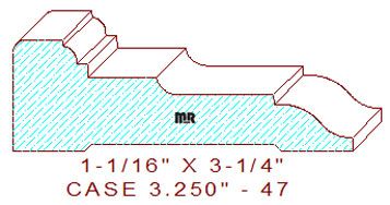 Door/Window Casing 3-1/4" - 47