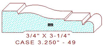 Door/Window Casing 3-1/4" - 49