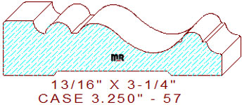 Door/Window Casing 3-1/4" - 57