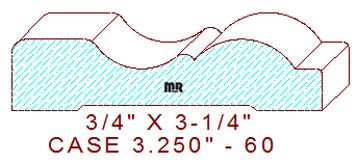Door/Window Casing 3-1/4" - 60