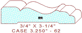 Door/Window Casing 3-1/4" - 62