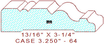 Door/Window Casing 3-1/4" - 64 Door/Window Casing 3-1/4" - 64