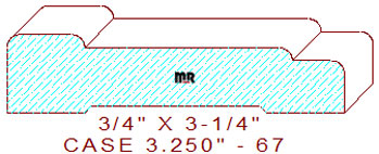 Door/Window Casing 3-1/4" - 67