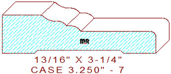 Door/Window Casing 3-1/4" - 7