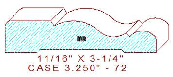 Door/Window Casing 3-1/4" - 72 Door/Window Casing 3-1/4" - 72