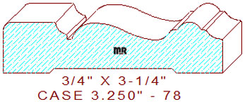 Door/Window Casing 3-1/4" - 78
