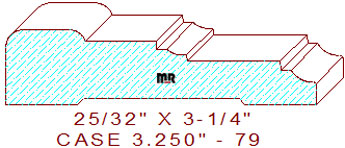 Door/Window Casing 3-1/4" - 79 Door/Window Casing 3-1/4" - 79