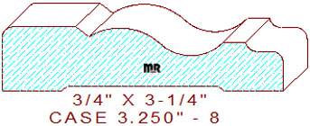 Door/Window Casing 3-1/4" - 8