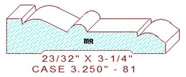 Door/Window Casing 3-1/4" - 81 Door/Window Casing 3-1/4" - 81