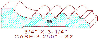 Door/Window Casing 3-1/4" - 82