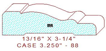 Door/Window Casing 3-1/4" - 88 Door/Window Casing 3-1/4" - 88