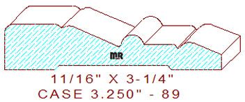 Door/Window Casing 3-1/4" - 89 Door/Window Casing 3-1/4" - 89