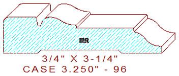 Door/Window Casing 3-1/4" - 96 Door/Window Casing 3-1/4" - 96