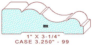 Door/Window Casing 3-1/4" - 99 Door/Window Casing 3-1/4" - 99