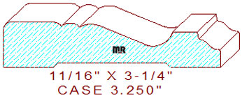 Door/Window Casing 3-1/4" Door/Window Casing 3-1/4"