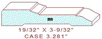 Door/Window Casing 3-9/32" Door/Window Casing 3-9/32"