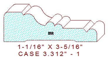 Door/Window Casing 3-5/16" - 1