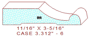 Door/Window Casing 3-5/16" - 6