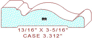 Door/Window Casing 3-5/16" Door/Window Casing 3-5/16"