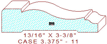 Door/Window Casing 3-3/8" - 11