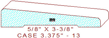 Door/Window Casing 3-3/8" - 13