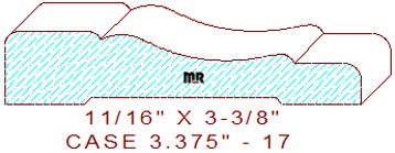 Door/Window Casing 3-3/8" - 17