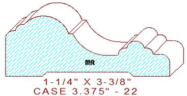 Door/Window Casing 3-3/8" - 22