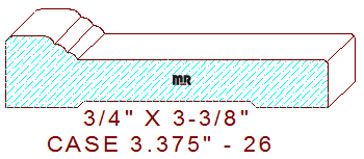 Door/Window Casing 3-3/8" - 26