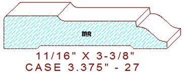 Door/Window Casing 3-3/8" - 27 Door/Window Casing 3-3/8" - 27