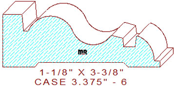 Door/Window Casing 3-3/8" - 6 