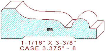 Door/Window Casing 3-3/8" - 8