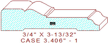 Door/Window Casing 3-13/32" - 1